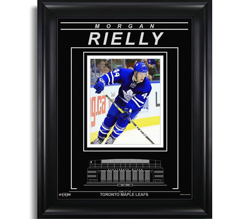 Morgan Rielly Toronto Maple Leafs Engraved Framed Photo - Action - Heritage Hockey™