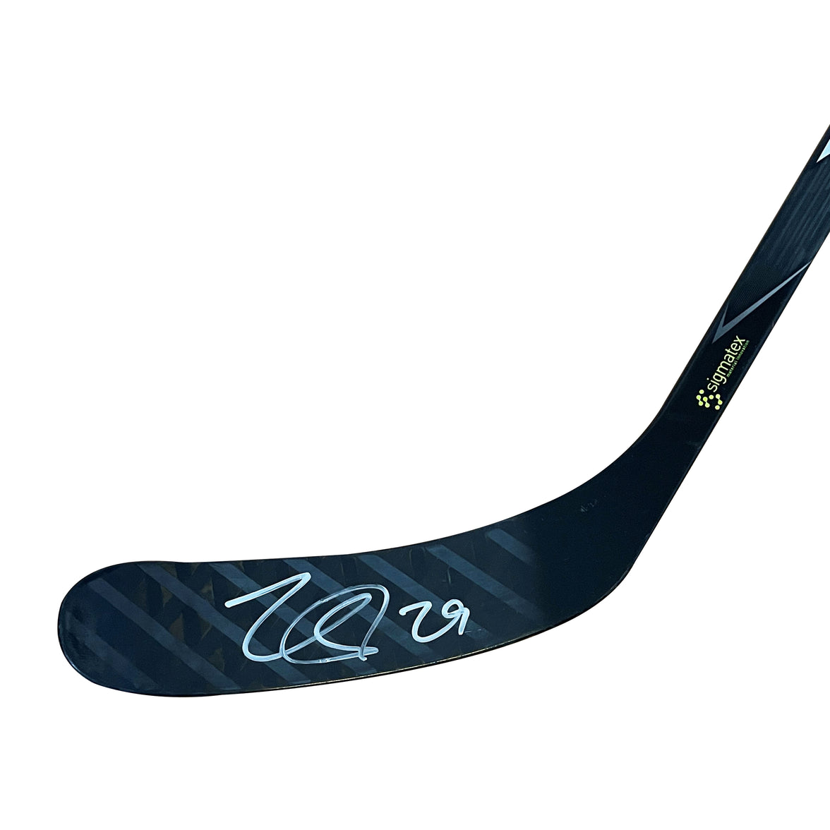 Nathan MacKinnon Signed Colorado Avalanche 2017/18 Game Issued CCM Hockey Stick