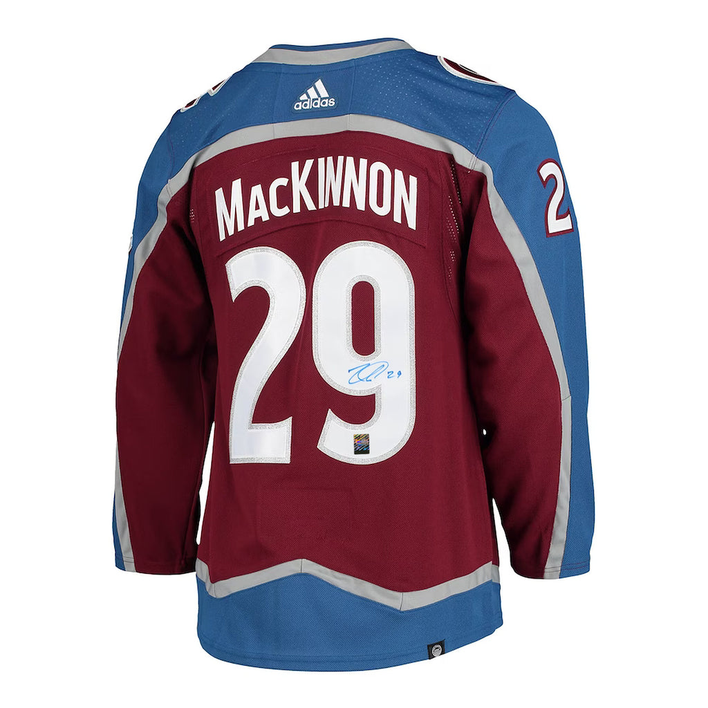 Nathan MacKinnon Signed Colorado Avalanche Adidas Pro Jersey