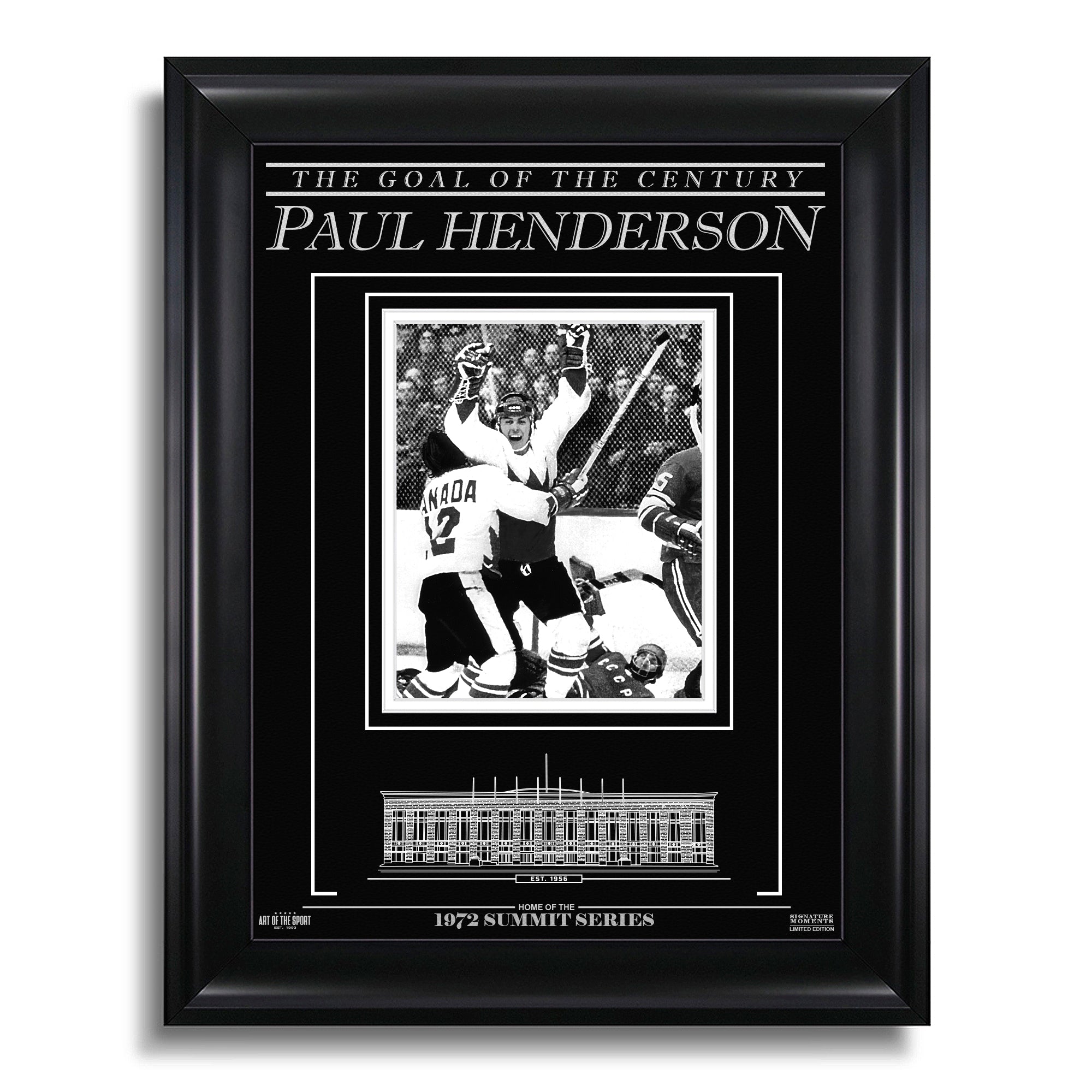 Paul Henderson Team Canada 1972 Engraved Framed Photo - The Goal of the Century - Heritage Hockey™