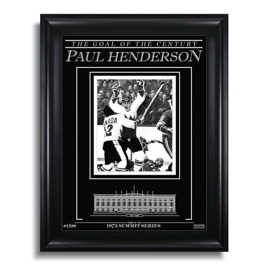 Paul Henderson Team Canada 1972 Engraved Framed Photo - The Goal of the Century - Heritage Hockey™