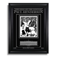 Paul Henderson Team Canada 1972 Engraved Framed Photo - The Goal of the Century - Heritage Hockey™