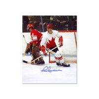 Paul Henderson Team Canada 1972 Engraved Framed Signed Photo - Focus - Heritage Hockey™