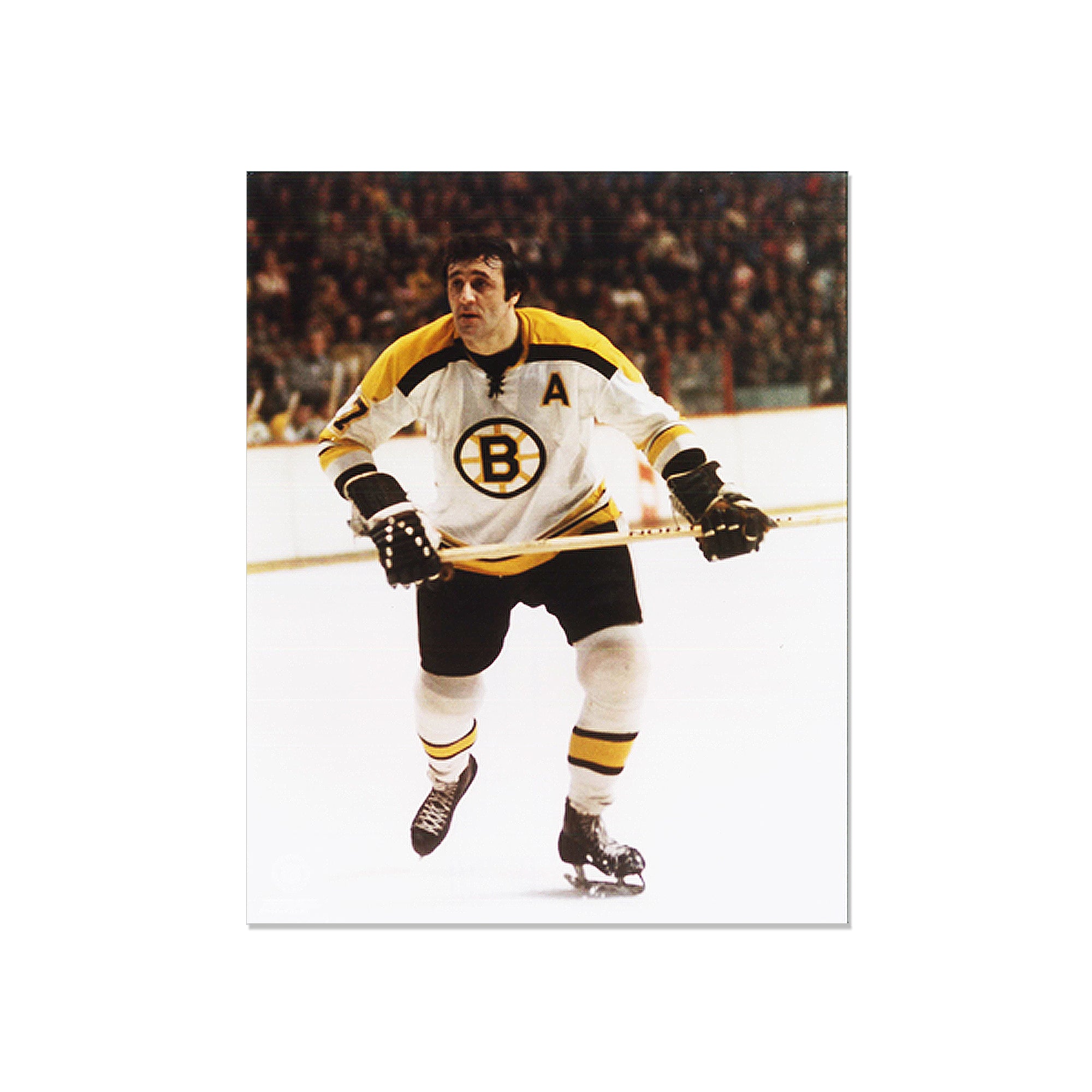Phil Esposito Boston Bruins Engraved Framed Photo - Action Forward - Heritage Hockey™