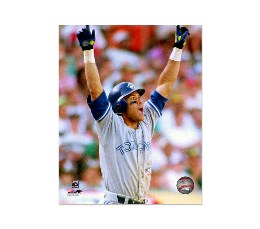 Roberto Alomar Toronto Blue Jays Engraved Framed Photo - 1992 ALCS Home Run - Heritage Hockey™