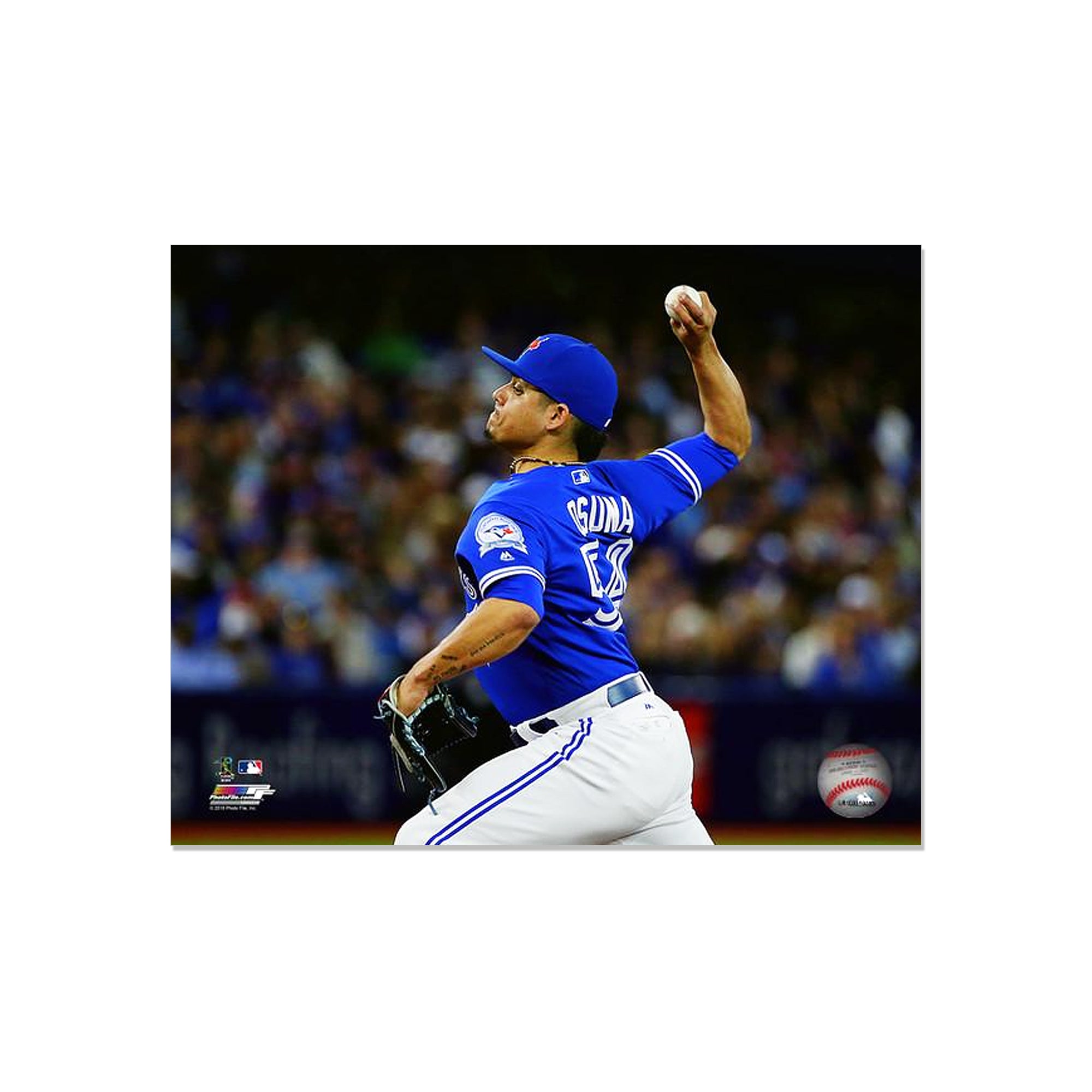 Roberto Osuna Toronto Blue Jays Engraved Framed Photo - Action Pitch - Heritage Hockey™