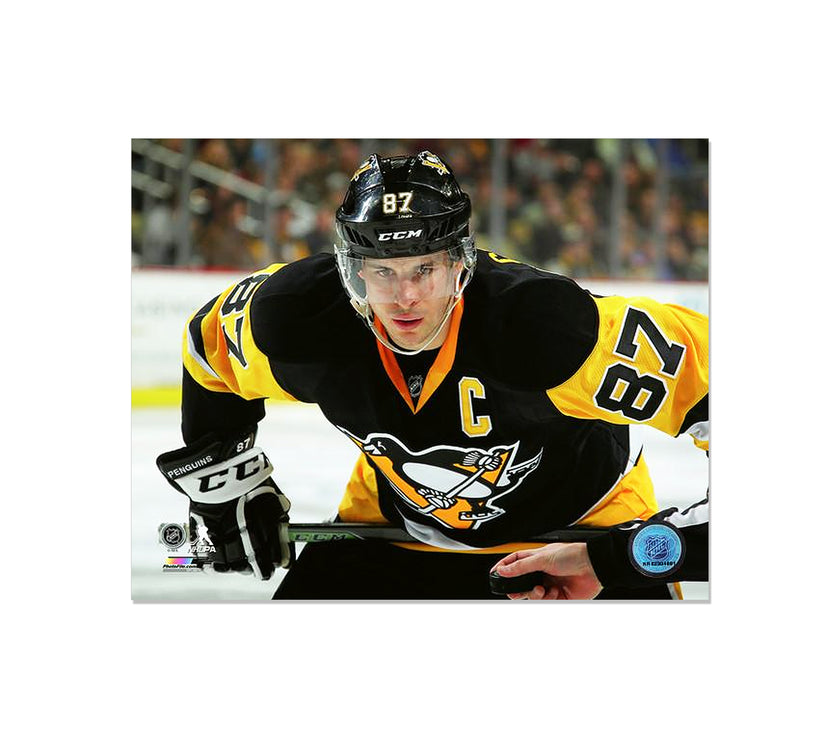 Sidney Crosby Pittsburgh Penguins Engraved Framed Photo - Closeup - Heritage Hockey™