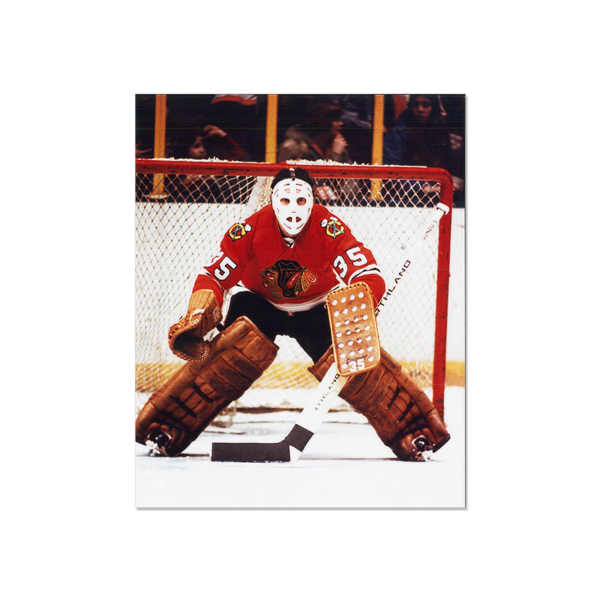 Tony Esposito Chicago Blackhawks Engraved Framed Photo - Focus - Heritage Hockey™