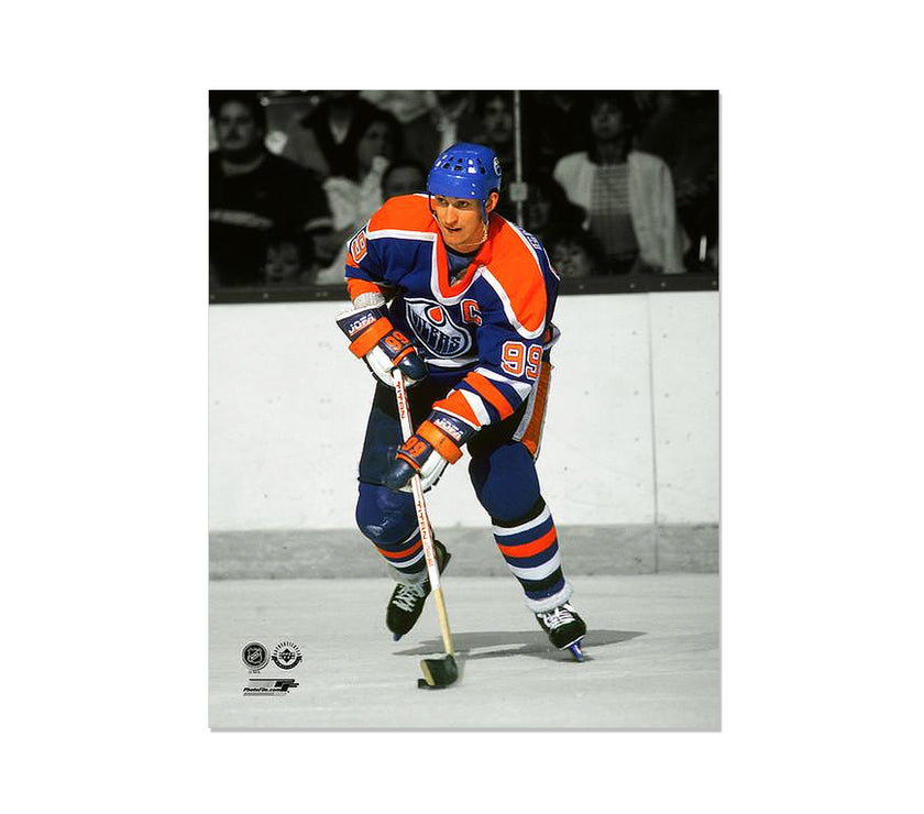 Wayne Gretzky Edmonton Oilers Engraved Framed Photo - Action - Heritage Hockey™