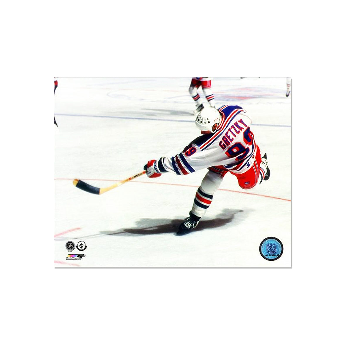 Wayne Gretzky New York Rangers Engraved Framed Photo - Action - Heritage Hockey™