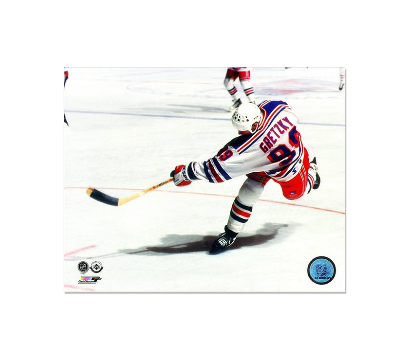 Wayne Gretzky New York Rangers Engraved Framed Photo - Action - Heritage Hockey™