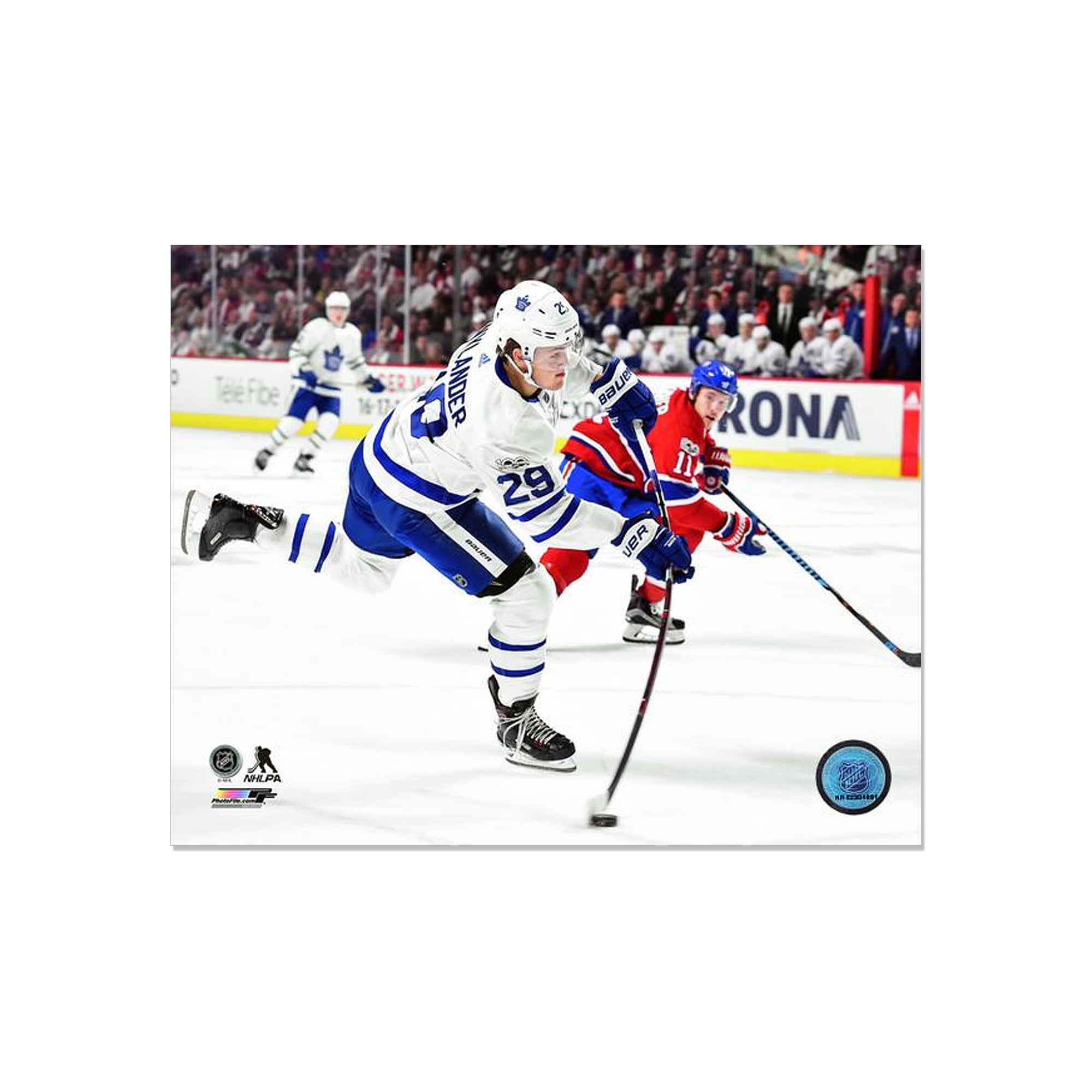 William Nylander Toronto Maple Leafs Engraved Framed Photo - Action Flex - Heritage Hockey™