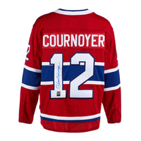 Yvan Cournoyer Signed Montreal Canadiens Jersey - Heritage Hockey™