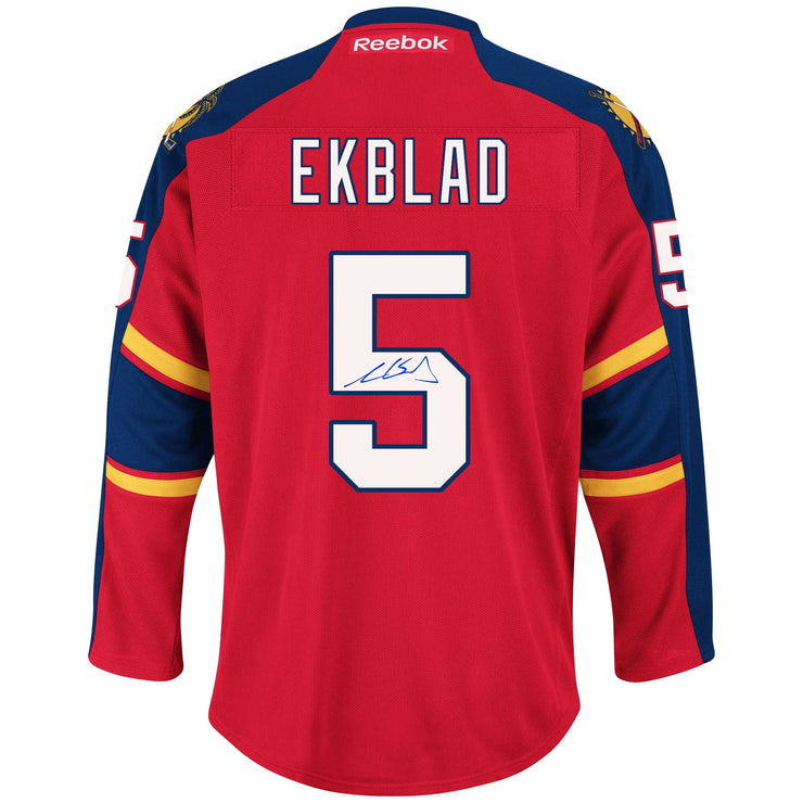 Aaron Ekblad Signed Florida Panthers Jersey - Heritage Hockey™
