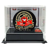 Bill White Signed Team Canada 1972 Puck with Display Case