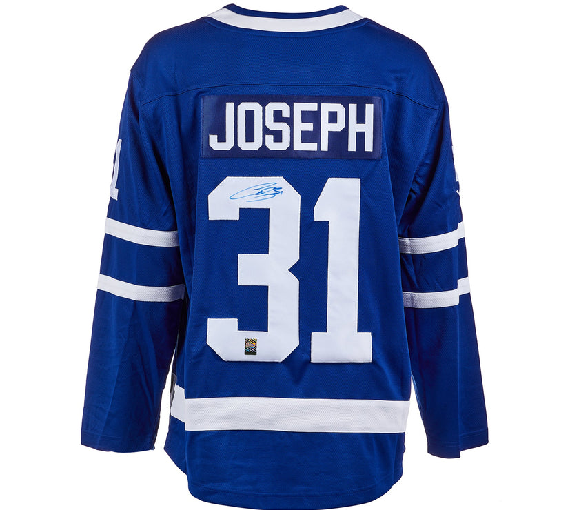 Curtis Joseph Signed Toronto Maple Leafs Fanatics Breakaway Home Blue Jersey